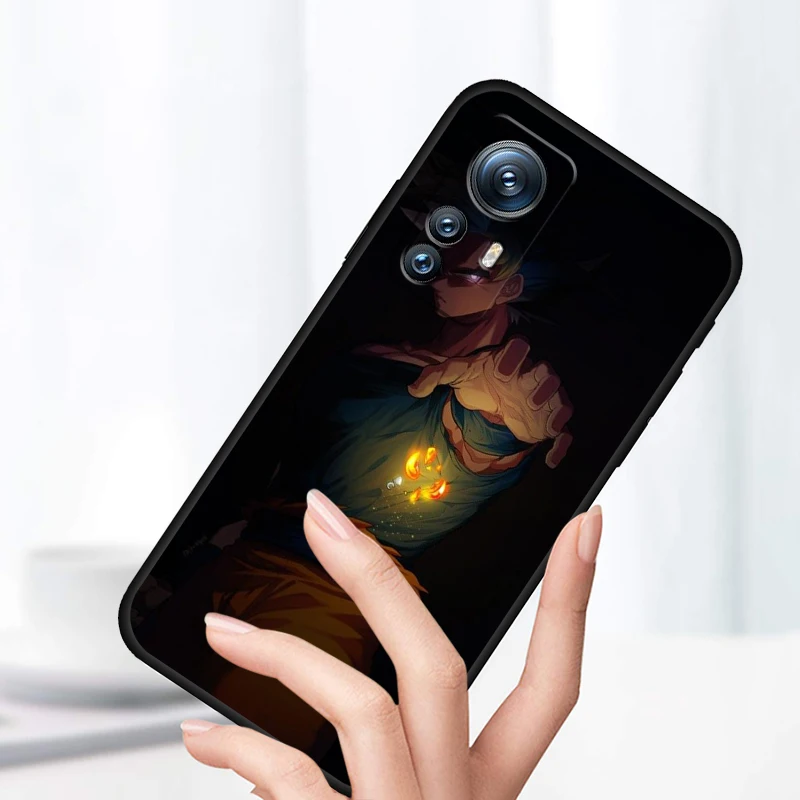 Anime D-Dragon Ball Z Logo Art For Xiaomi Mi 14 13T 13 12T 12 11T 11i 11 10T 10 Pro Lite Ultra 5G Black Cover Phone Case