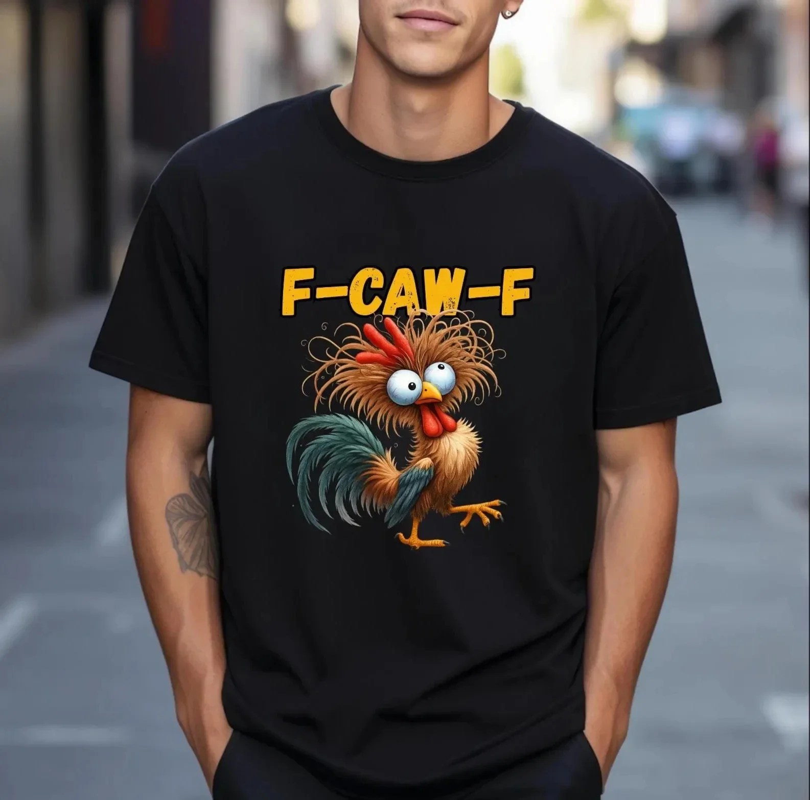 Funny Rooster Meme shirt F-Caw-F Shirt Funny Crow Shirt Sassy Raven Gift Funny Sassy Raven Rooster Shirt