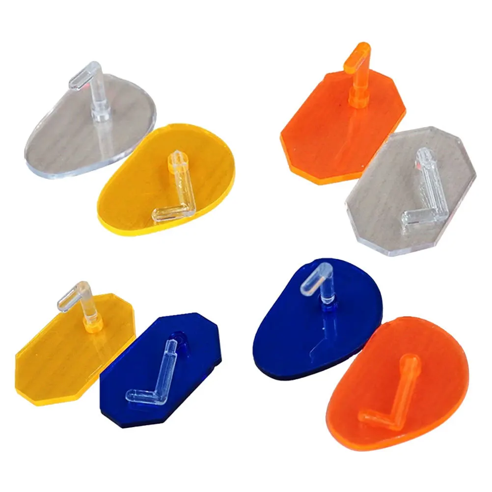 

8Pcs Nail Art Practice Stand Stable Base Display DIY Nail Art Holder for Fingernail Display and Decoration Nails Stand