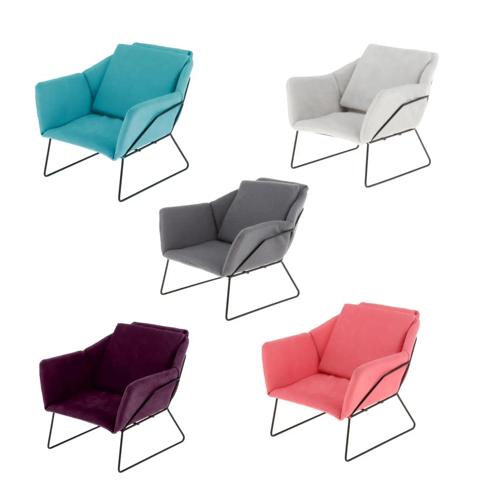 1: 6 دمية مصغرة أريكة أريكة نموذج دمية طفل Fournitur #1