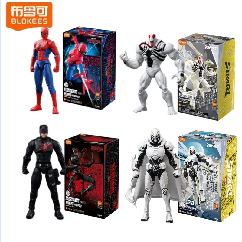 BLOKEES Marvel Hero Beyond : Brand New Day Building Block toy Spider-Man Susan Storm Richards Jeff Assemble Model Toys Gift