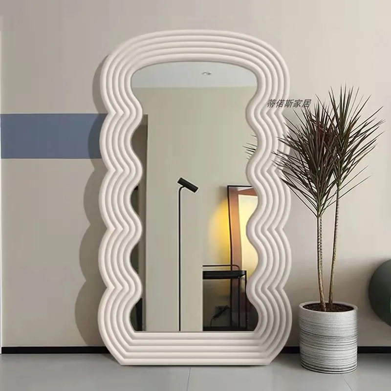 Wall Stickers Bath Mirrors Bedroom Aesthetic Shower Nordic Mirrors Bedroom Big Standing Zimmer Deko Aesthetic Room Decor LSL40XP