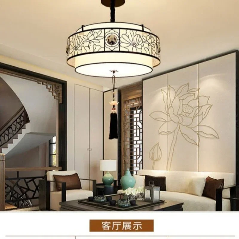 

Living Room Chandelier 23 Ceiling Lamp Restaurant Aisle Corridor Chandelier Simple Hotel Bar Zen Chinese Style