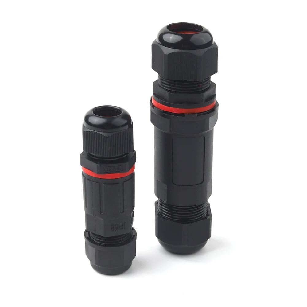 1set Waterproof Connector Quick Screw Terminal IP68 M20 Adapter Diameter 6-11mm Wire Cable Outdoor Socket Aviation Connectores