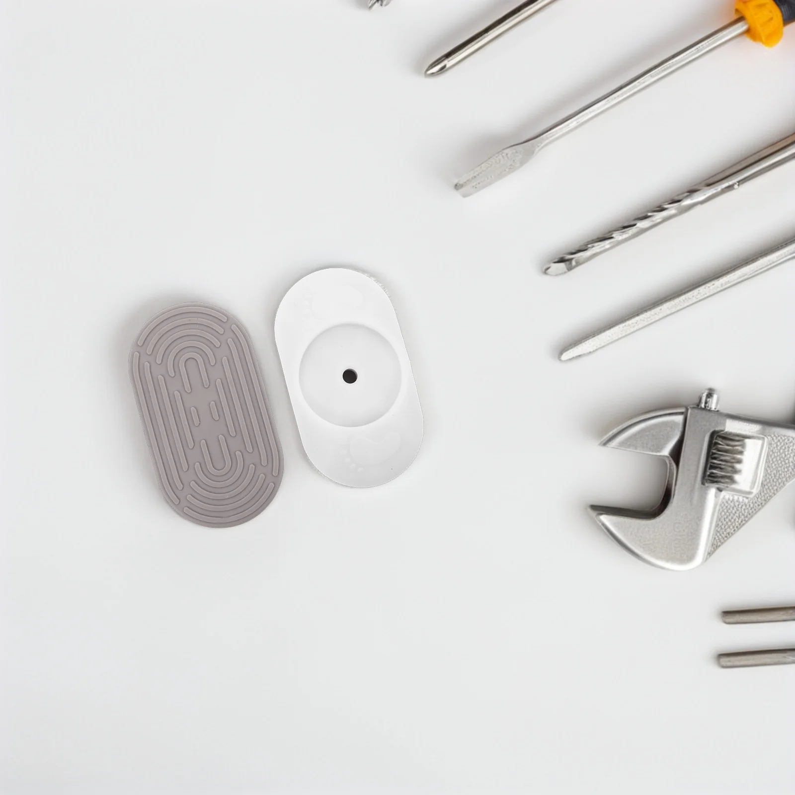 4 قطع من أكواب الحائط لبوابة الأطفال، واقيات جدارية لسلامة الأطفال لبوابات الحيوانات الأليفة والطفل المثبتة بالضغط #6