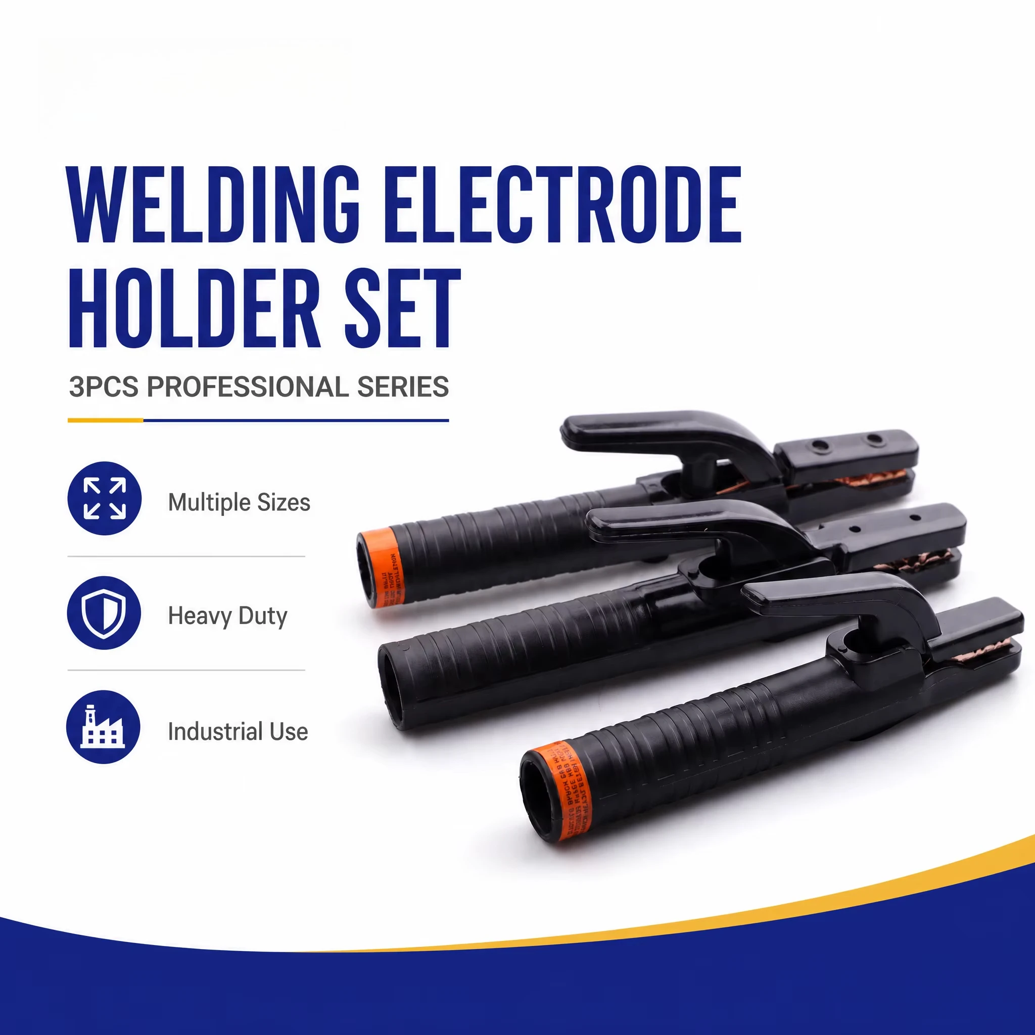 200A To 1500A Thickened Welding Electrode Clamp Heavy Duty Welder Holder for Professional & Household Repair Work