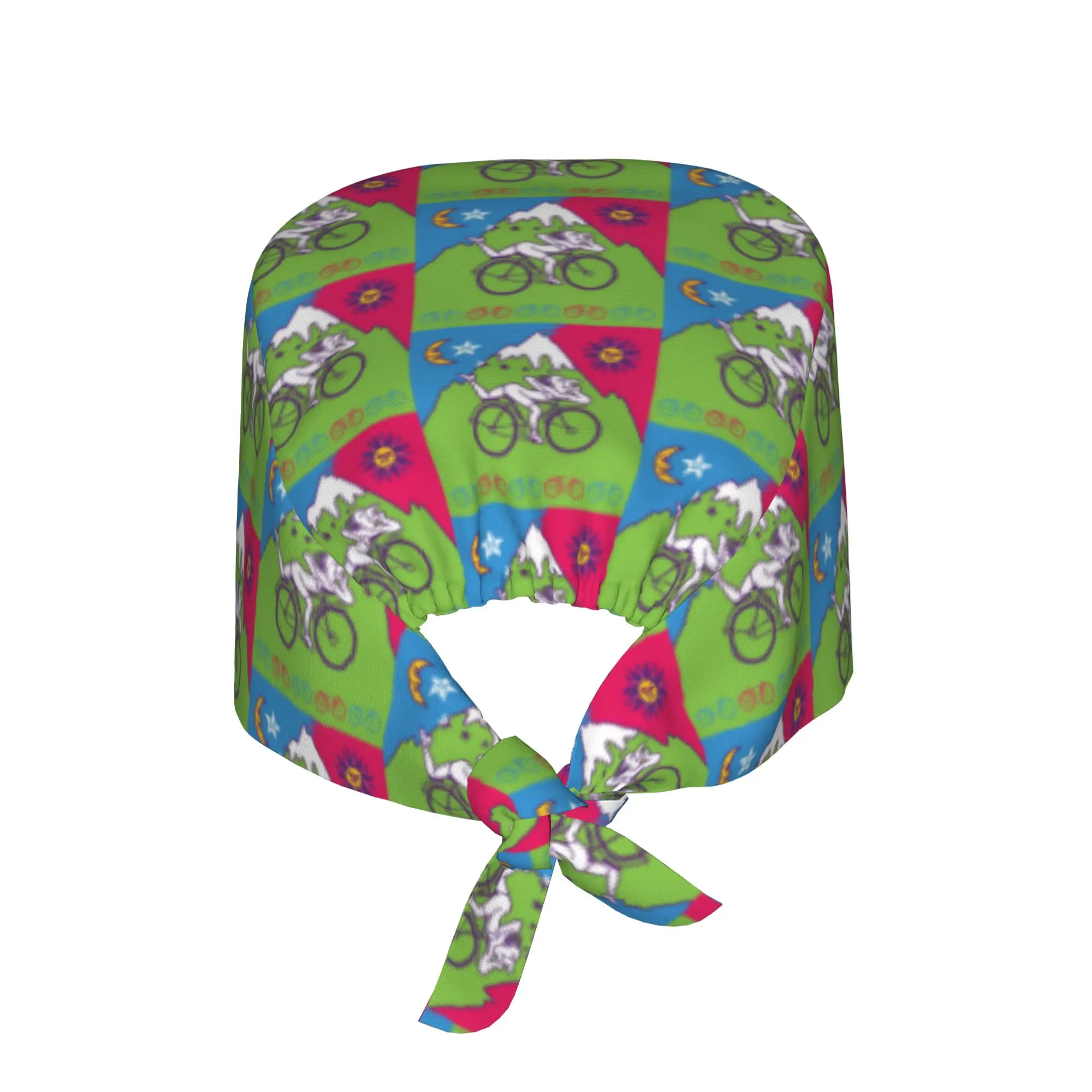 Albert Hofmann LSD Bicycles Day Medical Staff Scrubs Hat Men Women Acid Blotter Party For Chef Hat Scrub Caps