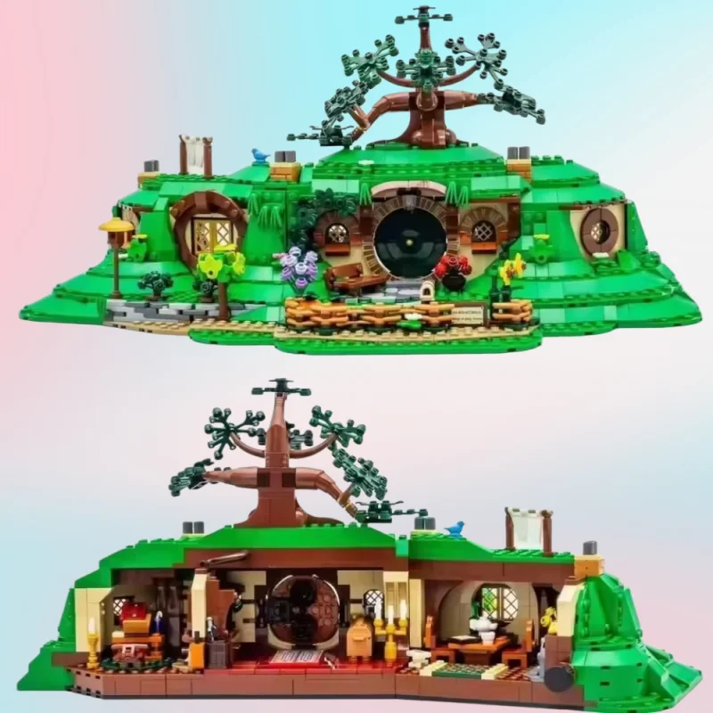 

HOT IN 2017PCS The Shire Modular Castle Building Blocks Model Bricks FIT 10354 Home Decor Set Toys for Kids Birthday Patry Gifts