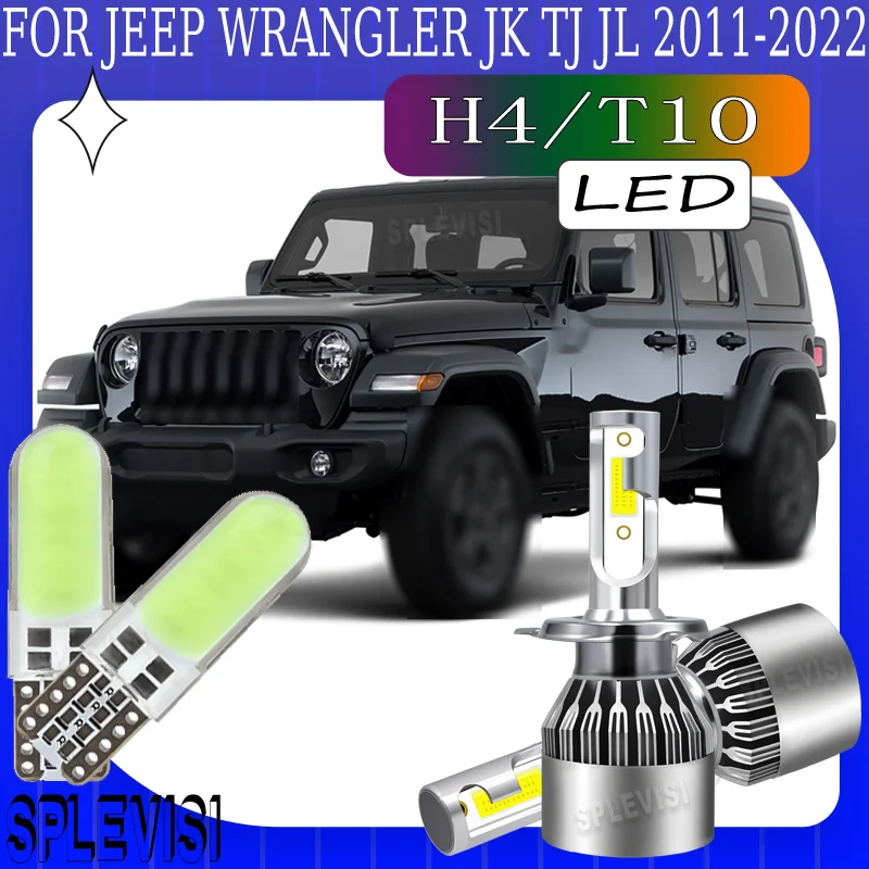 

Stable Installation Long-Term Use warranty H4 LED headlight For JEEP WRANGLER JK TJ JL 2011 2012 2013 2014 2015 2016 2017-2022