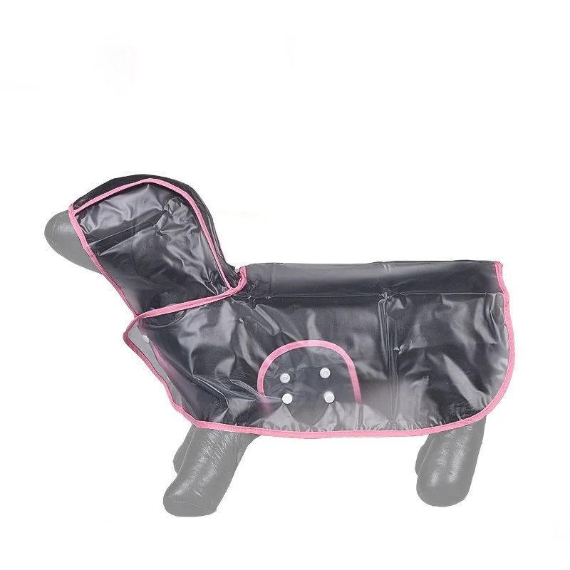 Dog Raincoat-Pink- (Medium)