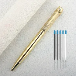 Luxus stift 163 Glatte gold Silber Schwarz büro kugelschreiber Neue student Schule Schreibwaren stifte zum schreiben