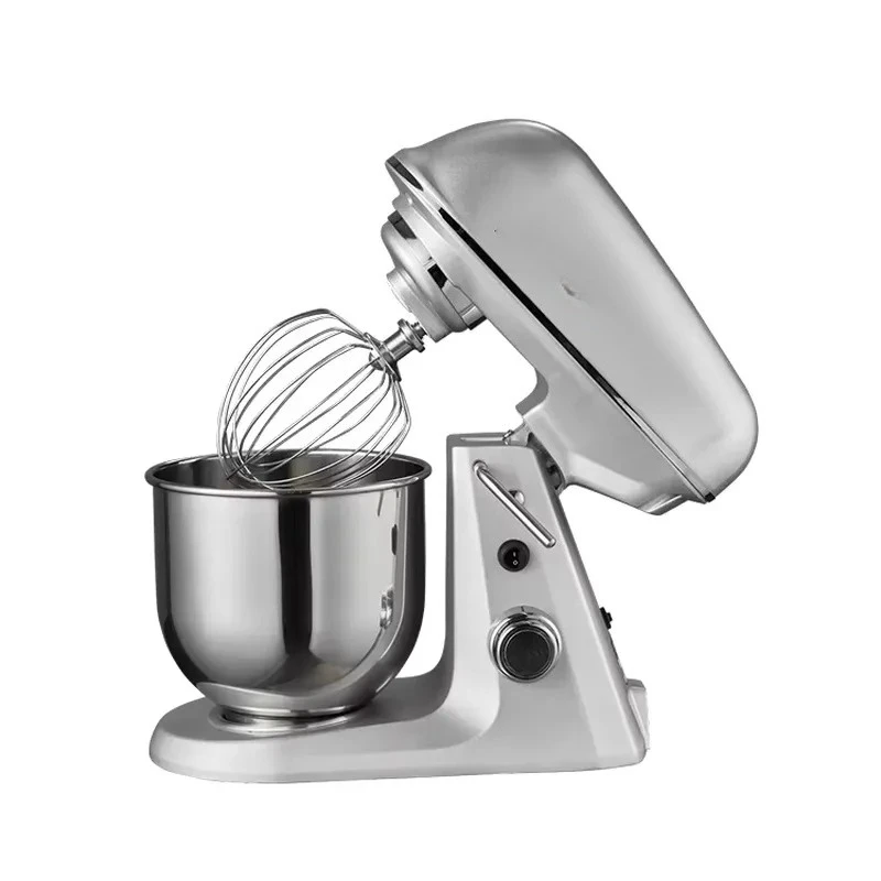Commercial 7L Planetary Mixer for Cake Bread Dough Kitchen Tabletop Baking Equipment Home Use Wheat Flour Milk Ingredients