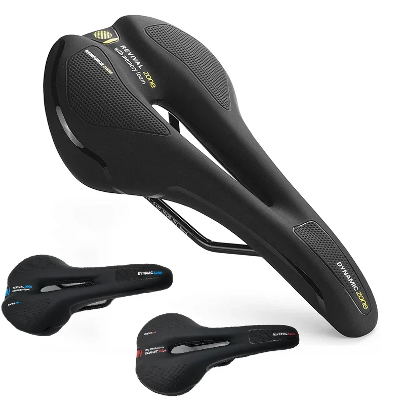 Thicken Bicycle Saddle Comfortable Shockproof Cycling Seat Hollow Non-slip Soft Cushion Travel MTB Road Bike Saddle