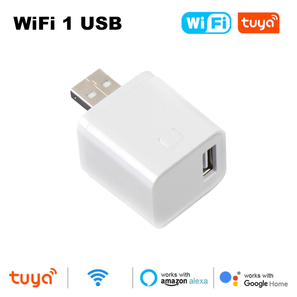 Kompatibel mit Tuya WiFi/Zigbee Smart Micro 1 2 3 USB-Adapter-Schalter 5V Mini-USB-Netzteil für Alexa Google Yandex Alice
