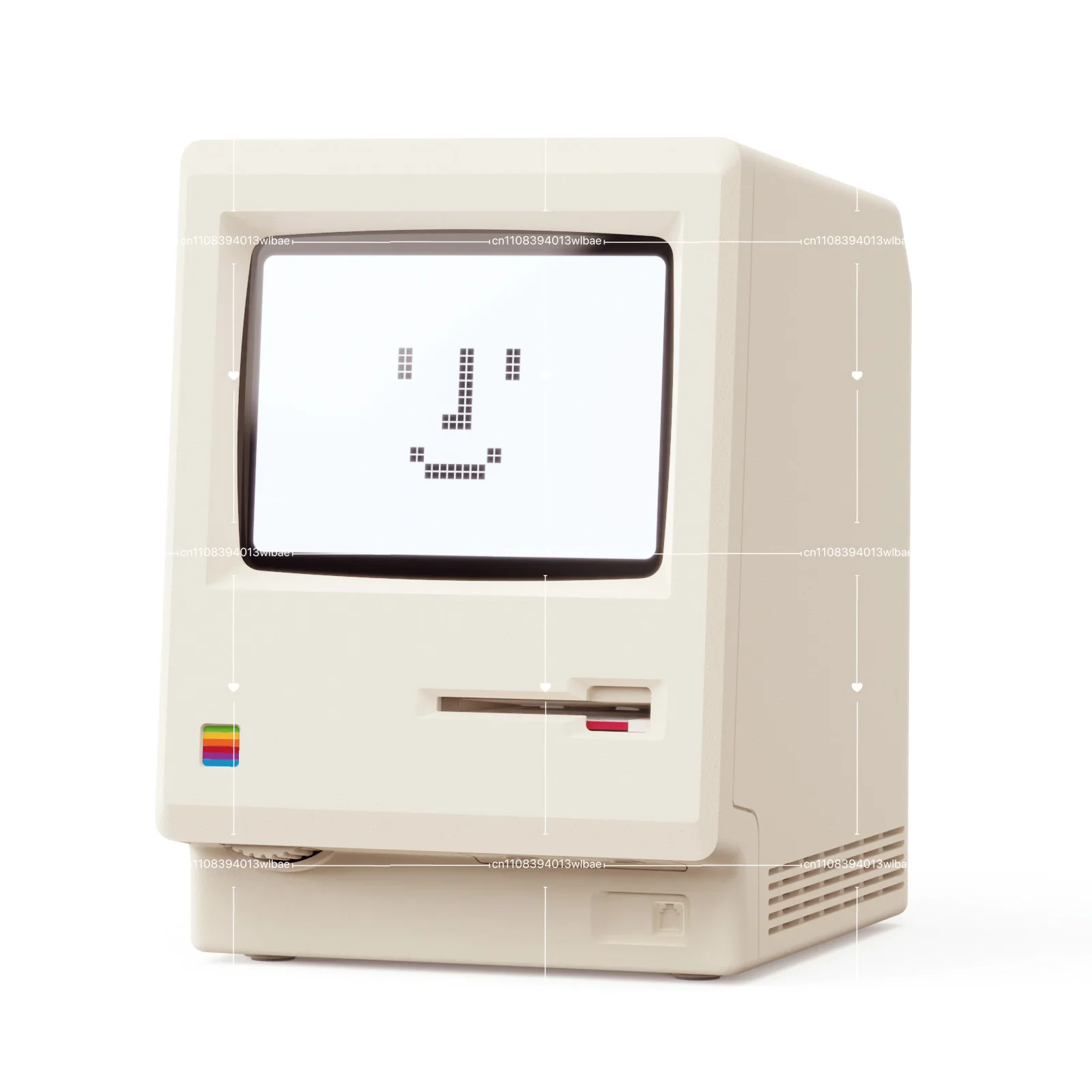 Okay New Maclock Retro Clock Creativity Alarm Clock Student Specific Wake Up Artifact Desktop Decor Computer Keyboard