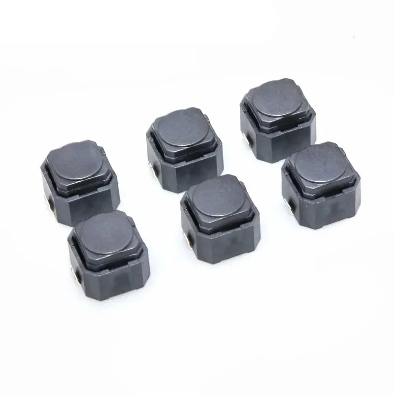 20PCS/LOT Tact 6*6*5 Mm Mute Switch Silicone Keypad Push Button Switch 6X6X5 MM 2Pins Silent Switches