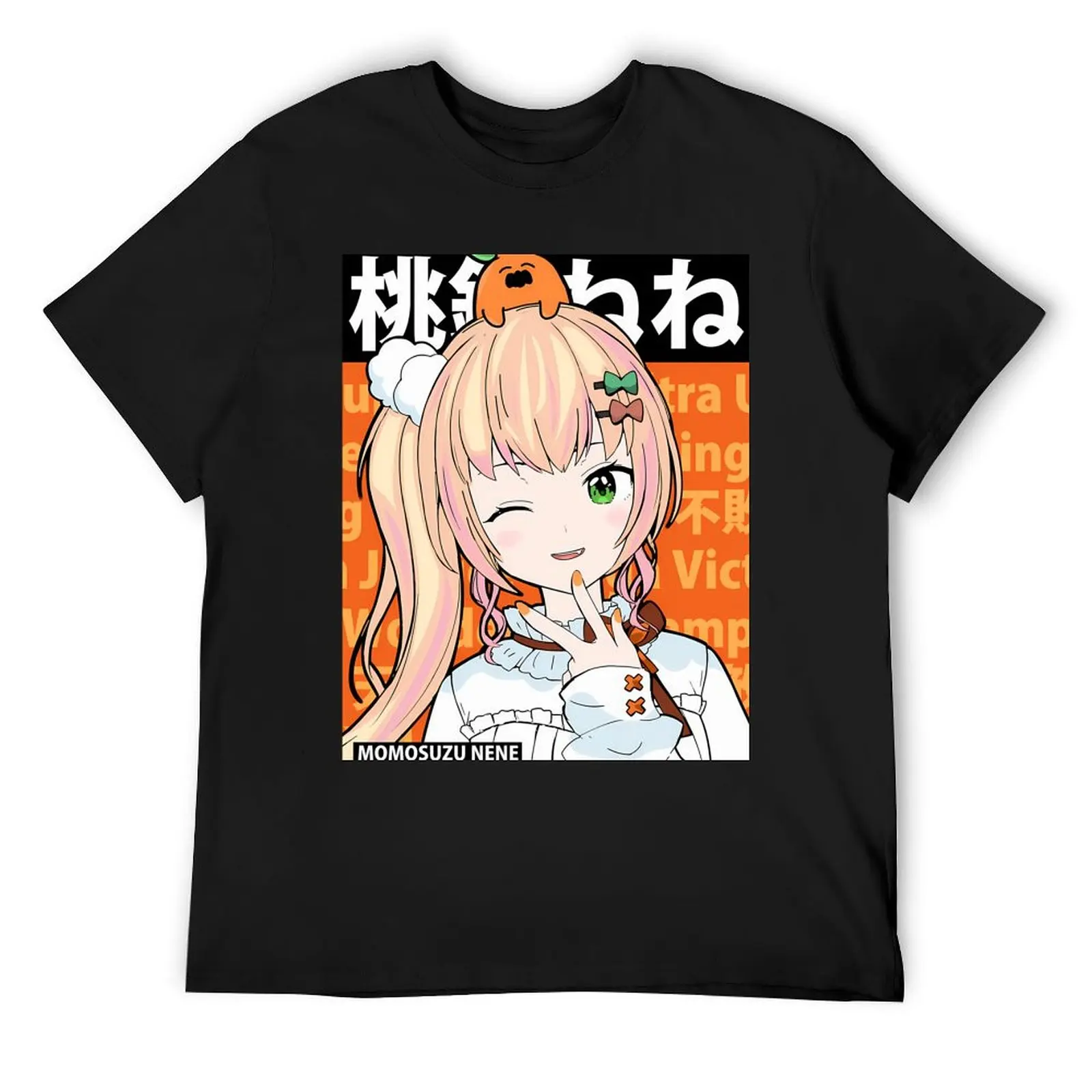 Hololive Momosuzu Nene Super Nenechi футболка незаменимая футболка футбольная футболка винтажные тяжелые футболки для мужчин Hololive Momosuzu Nene Super Nenechi футболка незаменимая футболка футбольная футболка винтажные тяжелые футболки для мужчин