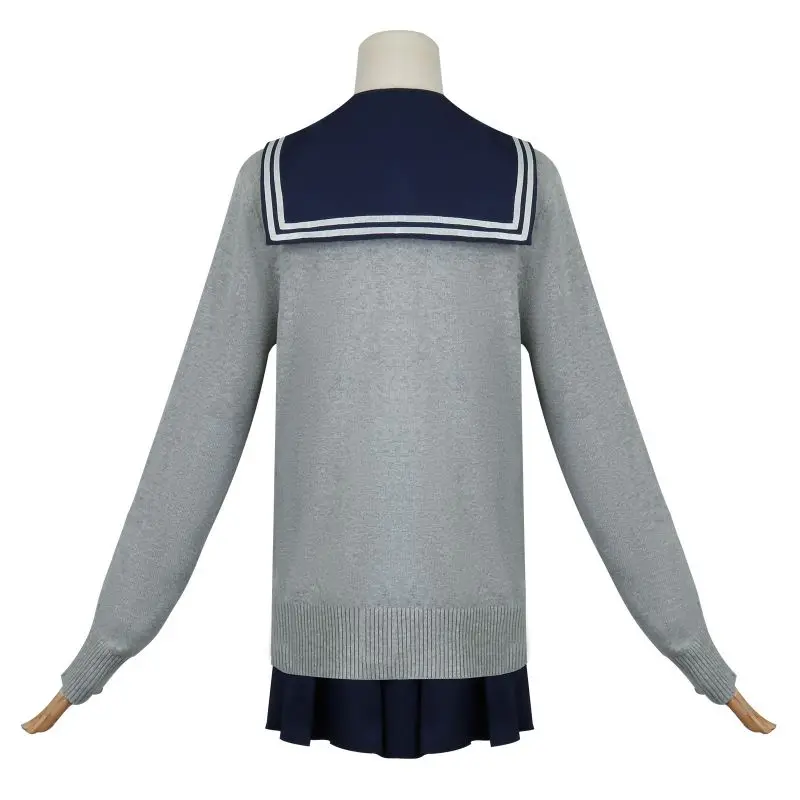 Anime Koshi Anko Cosplay Sailor Suit And Sweater Shikanoko Nokonoko Koshitantan Anko Wigs Headgear Comic-Con JK Uniform Party