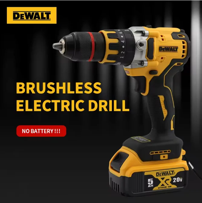 

Перезаряжаемая аккумуляторная дрель Dewalt DCD791, многофункциональный портативный бесщеточный драйвер и аккумулятор Dewalt 20 В