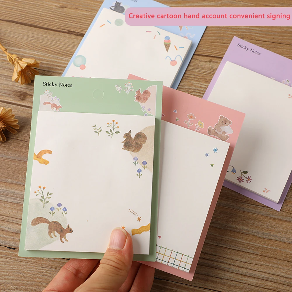 Creative Notes, Japanese Cartoon Message Notes, Exquisite and Cute Cat Memo Diary, Convenience Notes