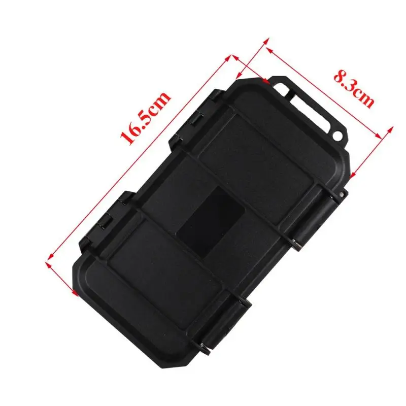 16.5x8.3cm Tactical Hardware Tool Storage Box - Waterproof, Anti-fall, Shockproof, Pressure-resistant, EDC Portable Tool Case