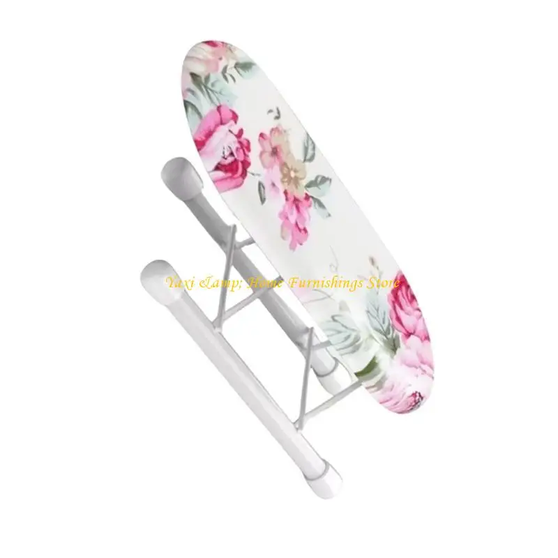

W8EA Travel Friendly Tabletop Ironing Board with Heat Resistant Cloth for Fabrics