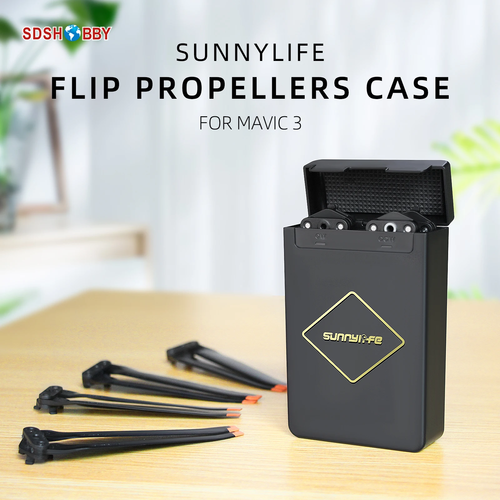 Sunnylife 9453F Propellers Storage Box Mini Case Crush-proof Protective Case Accessories for Mavic 3