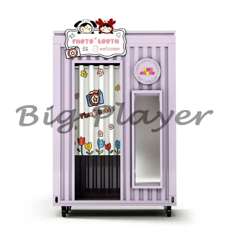 SLR-Compatible Photo Booth Vending Machine Selfie Passport ID Picture Station
