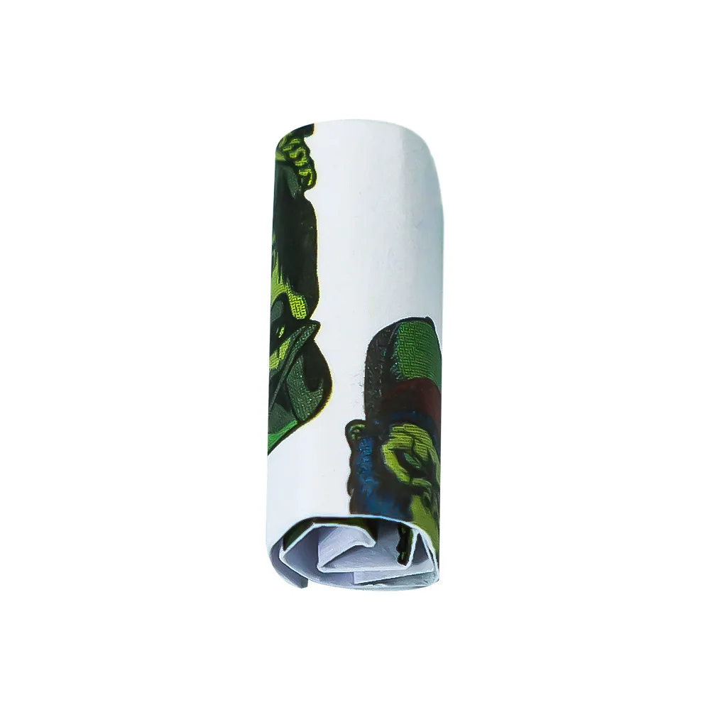 Rolling Paper Filter Tips nozzle 50 leaves 45*18MM printed pattern Color Unrefined