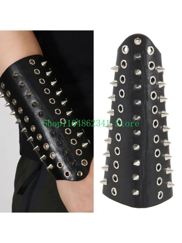 protezioni-per-braccia-con-borchie-con-rivetti-652f-design-sicuro-con-chiusura-con-lacci-bracciali-in-pu-per-festival-musica