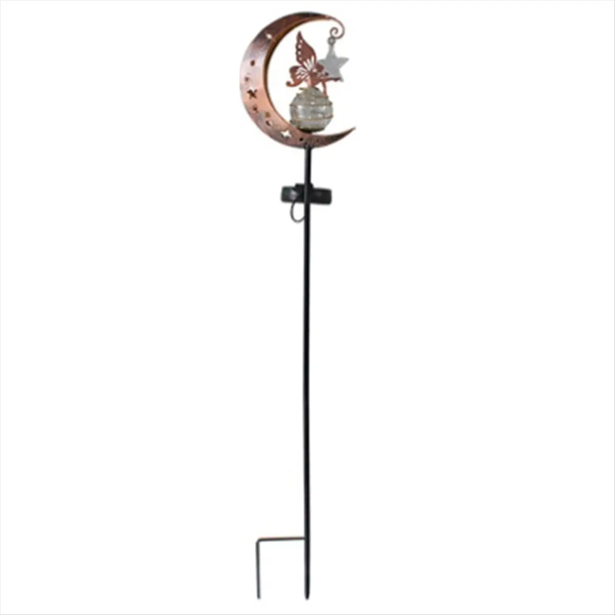 

Solar Outdoor Decor, Moon Spirit Glass Ball & , Waterproof Warm LED Light Decor Pathway Patio