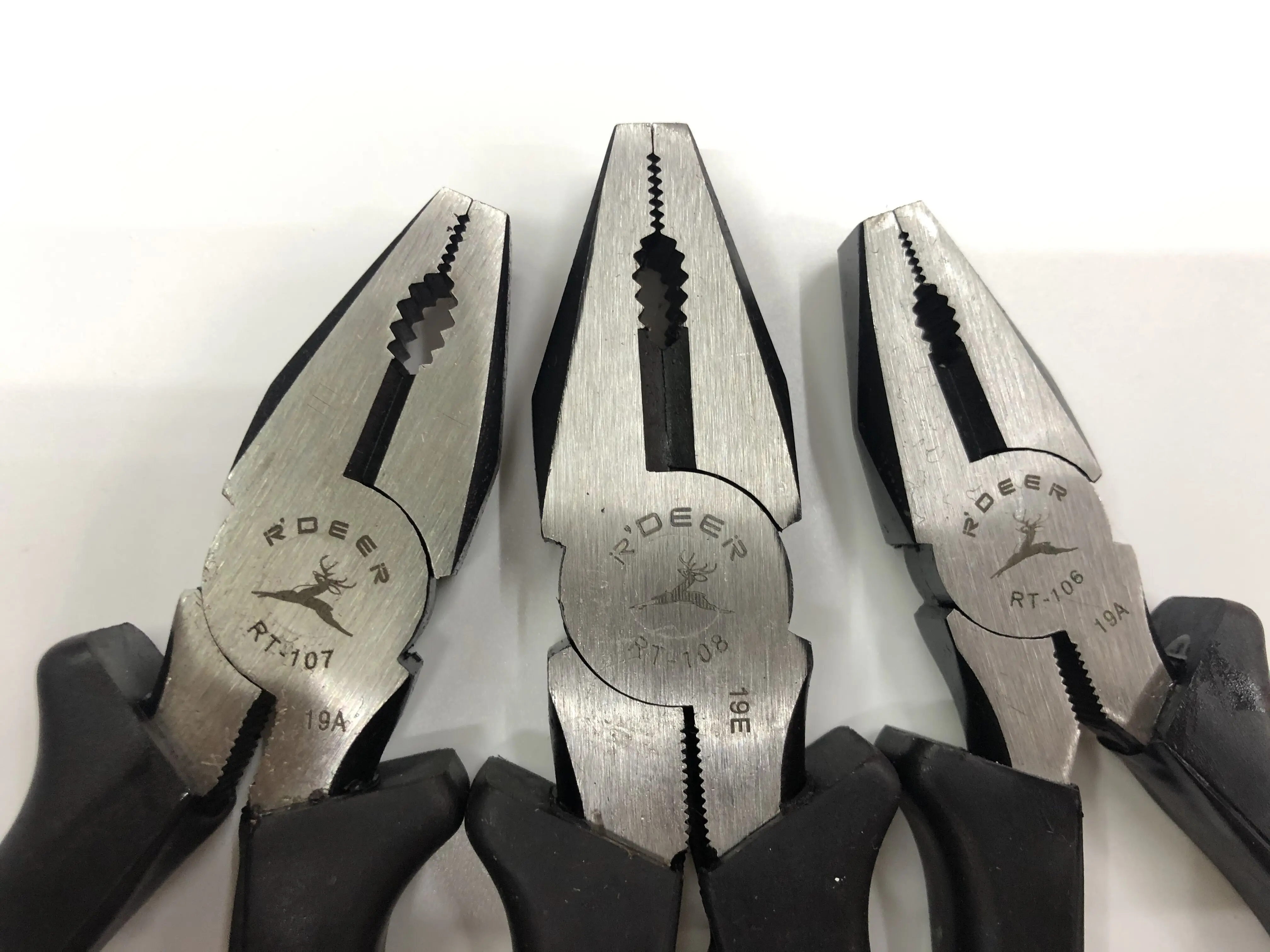 Original Electrician 8 Inch Flat Pliers Pliers 6 7 Inches Belt Kong Ping Nose Pliers RT-106/150mm RT-107 /175mm RT-108/200mm