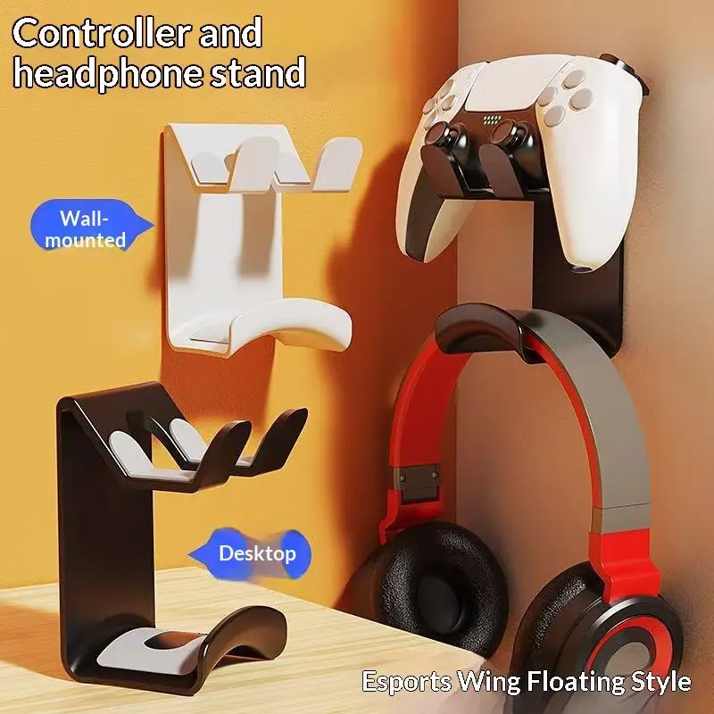 No Drilling Game Controller Wall Storage Bracket Universal Easy Install Holder for   Switch Pro Game Accessories