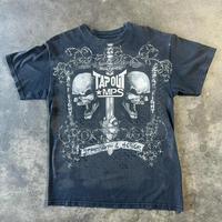 Y2k Clothes Women Gothic Punk Style New Tapout T-shirt Women Cotton Printed Short-sleeved Round Neck Leisure Women Streetwear