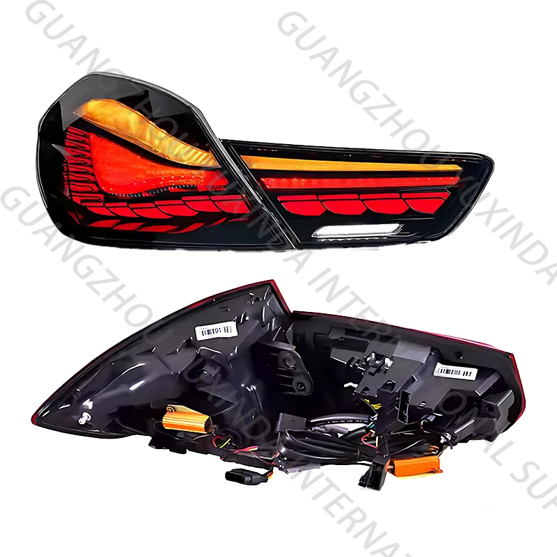 المصابيح الخلفية LED للسيارة BMW 6 Series F06 F12 F13 2010-2017 تعديل LED التنين مقياس المياه بدوره إشارة الضوء الخلفي الجمعية 10-17