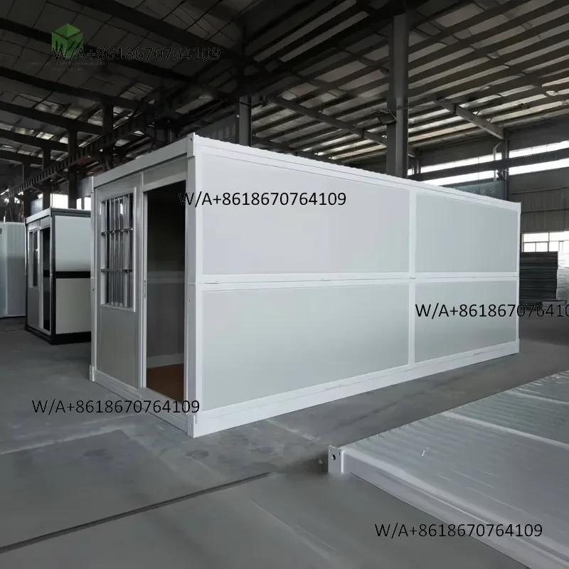 Hot Seller Custom Prefabricated Breathable Contemporary Folding 20Ft 40Ft Container House Prefab Home Folding Container House