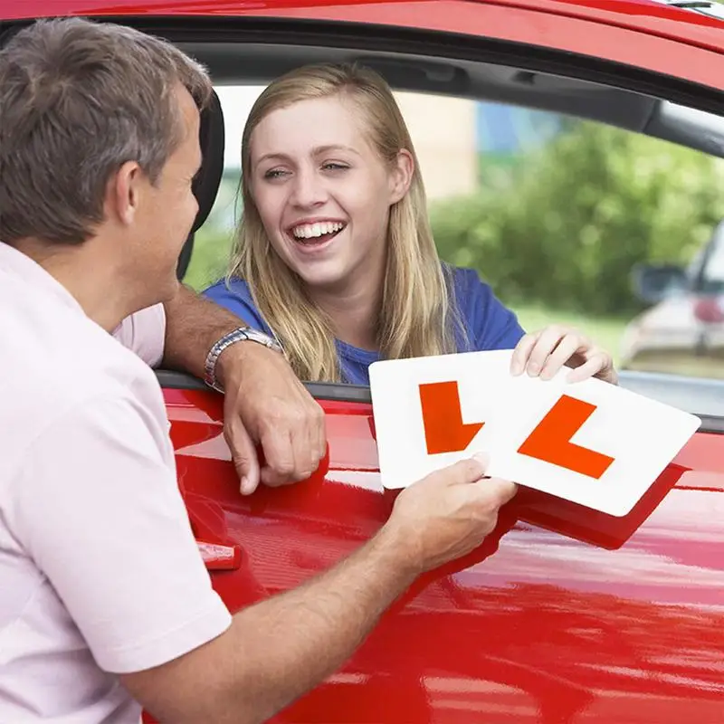 Magnetic L Plates Learner Driver Plates Learner Driver Plates With 2 L Plates And 2 P Plates Reusable Waterproof New Driver