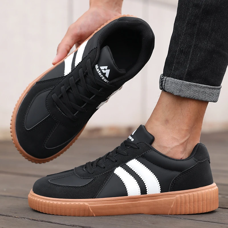 Hot Sale Casual Sneakers Men Classic Design Skateboard Shoes Man Comfy Low-cut Flat Sneakers Outdoor Non-slip Men's Sports Shoes