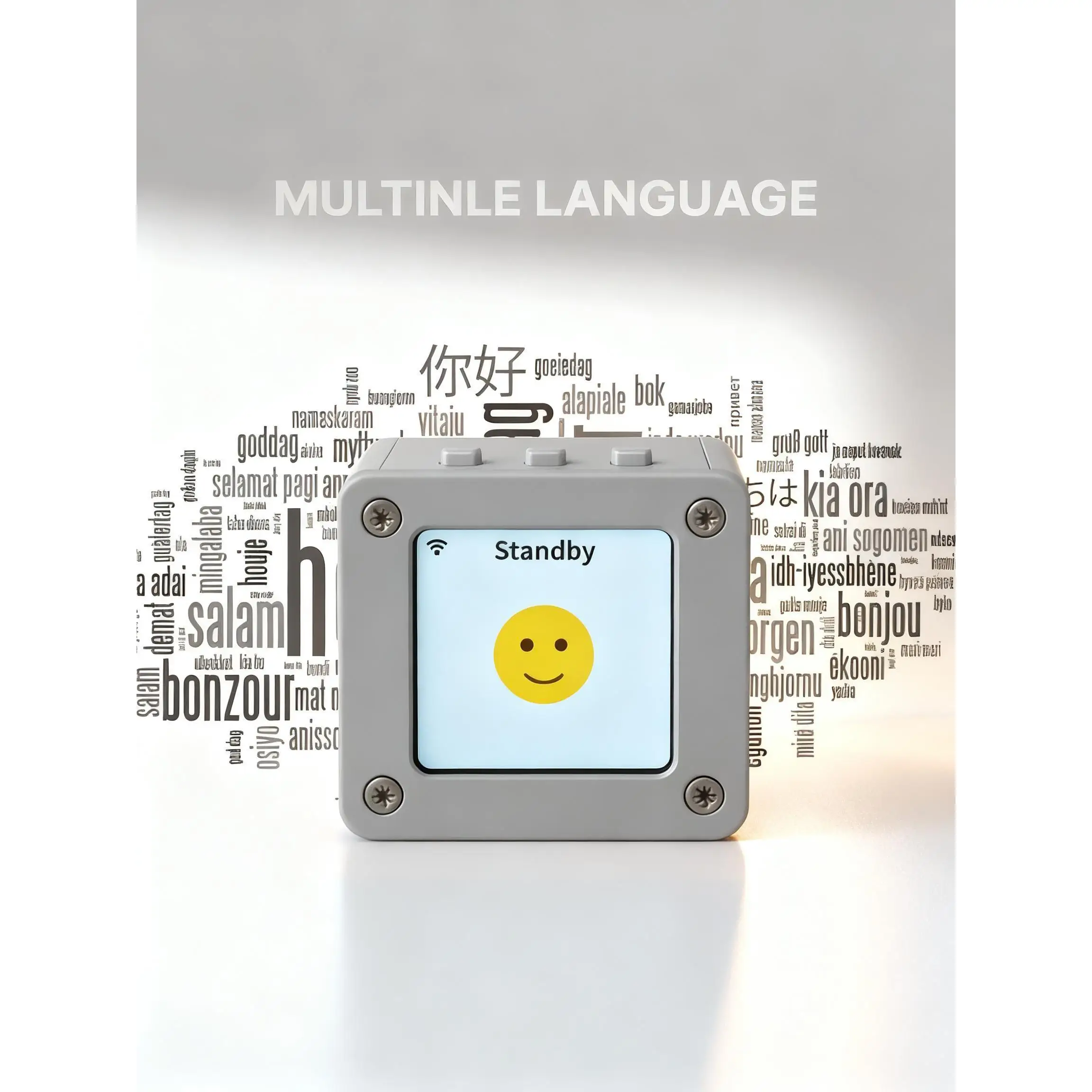 Mini robot AI DeepSeek XiaoZhi |   Chat de voz inteligente, compañero emocional y aprendizaje interactivo, regalo técnico portátil