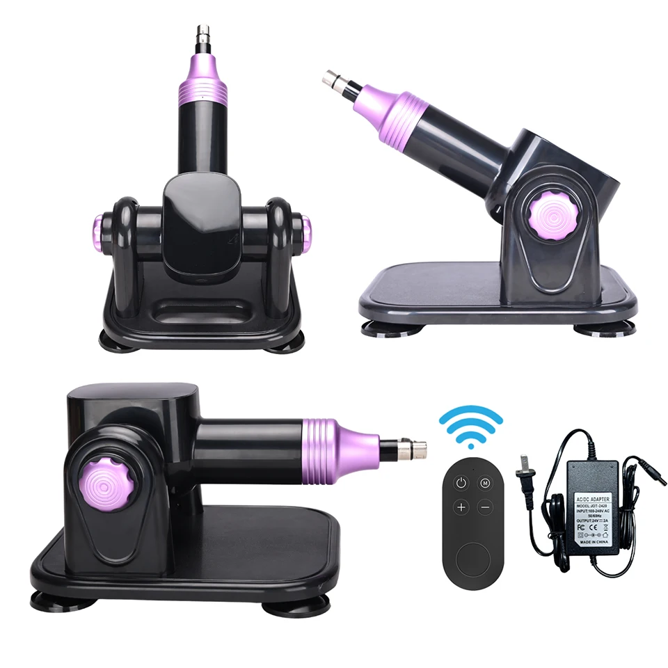 ROUGH BEAST 60W Wireless Sex Machine with Dildos for Men/Women,Automatic Love Machine, 180° Adjustable Machine with sex toys