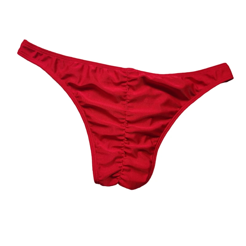 Butt-lifting Briefs Men Underwear Male Mini Panties Sexy U Pouch Wrinkle Back Bikini Slips Hombre Breathable Exotic Lingerie