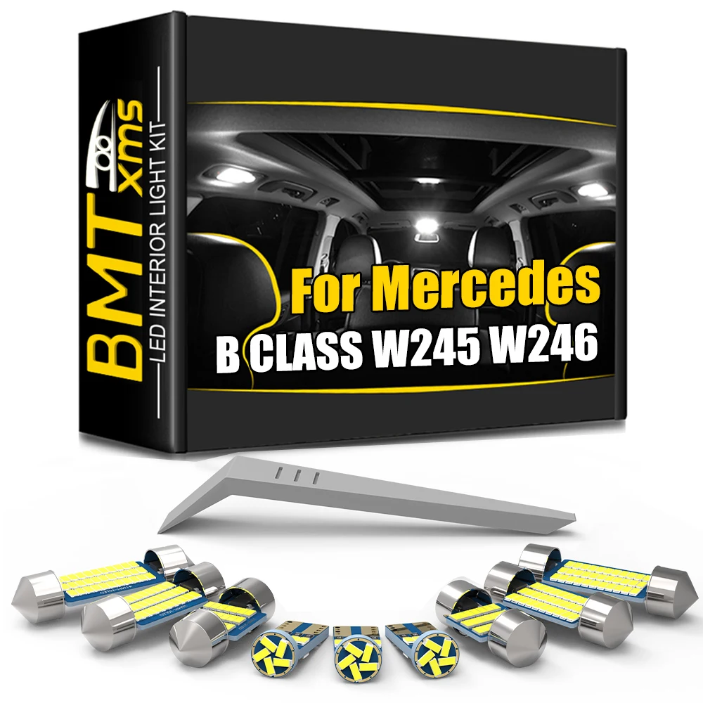 BMTxms Canbus LED Interior Light For Mercedes Benz B Class W245 W246 2005-2008 2009 2010 2011 2012 2013 2014 2015 2016 2017 2018