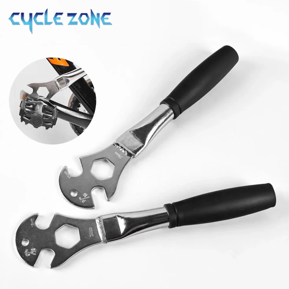 

15/24 мм велосипедный ключ для педали, инструмент для снятия велосипедных педалей с противоскользящей ручкой, инструмент для снятия каретки, аксессуары для ремонта велосипеда