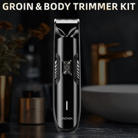 ENCHEN Hair Trimmers Professional Hair Clippers Low Noise Body Trimmer Beard Trimmer Ergonomic Electric Trimmer for Man Spark-3