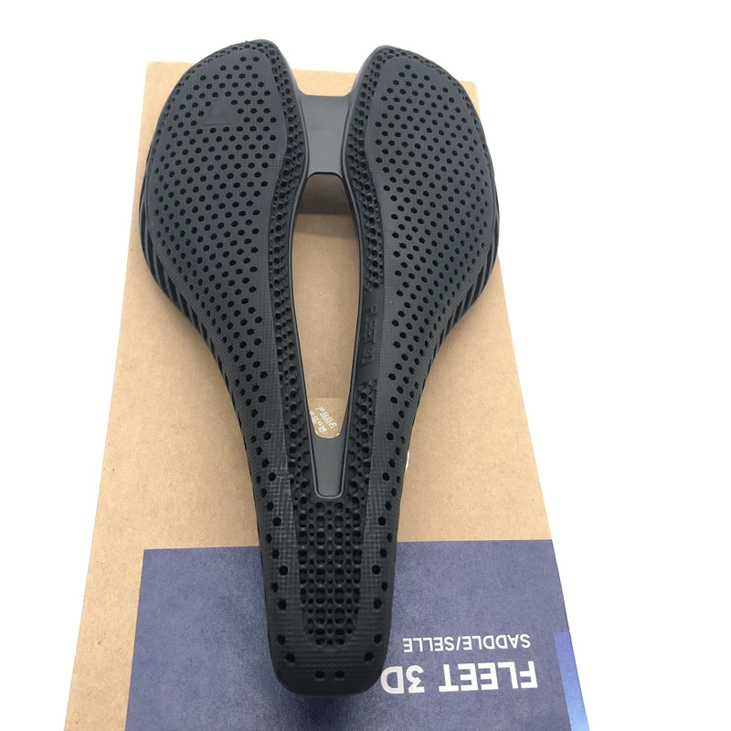 عملاق FLEET ثلاثية الأبعاد مطبوعة السرج دراجة ثلاثية الأبعاد مقعد خفيفة ألياف النايلون جوفاء مريحة للتنفس الجبلية الحصى الطريق الدراجة Selle #4