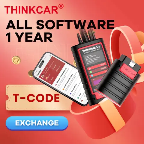 THINKCAR Thinkdiag 2 Open Official All Software for 1 Year Car Manufacturer Reset Software CAN FD Activate Full Software