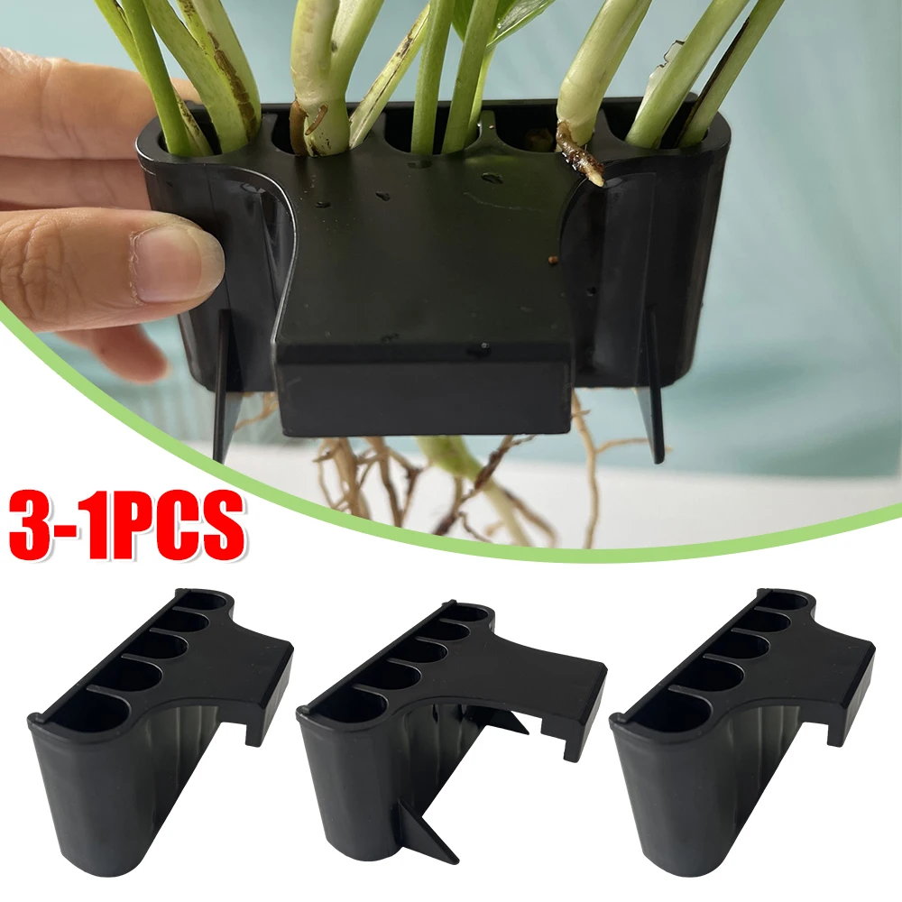 

1-3Pcs Aquarium Plant Support Basket Plant Cultivation Rack with Integrated Hook Decor Rack Fish Tank Potted Live Aquarium Shelf