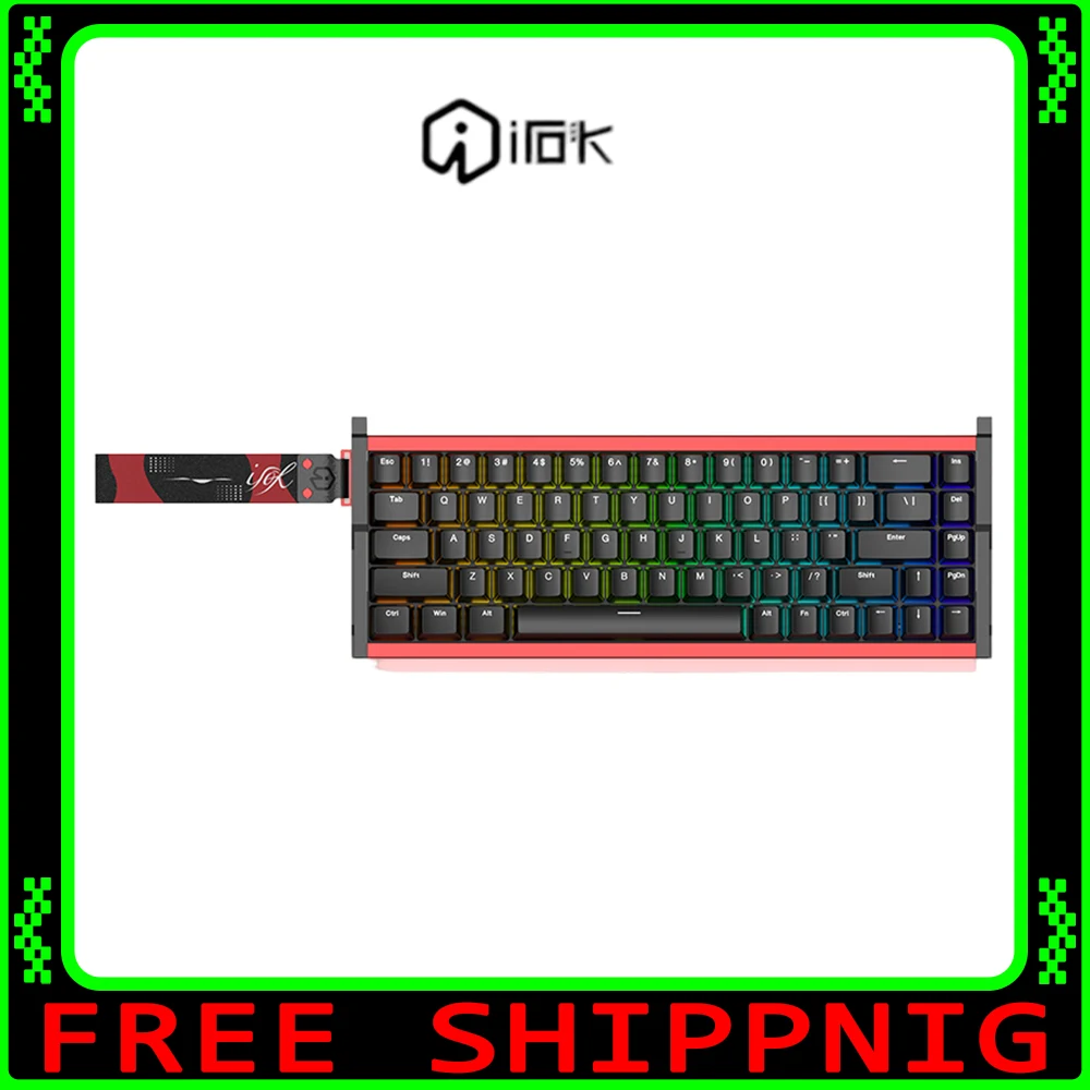 

Irok Mg68 Magnetic Switch Keyboard Rt0.01mm Cnc Aluminium Alloy Customized Mechanical Keyboard Pc Accessories Vorlant Csgo Gamer