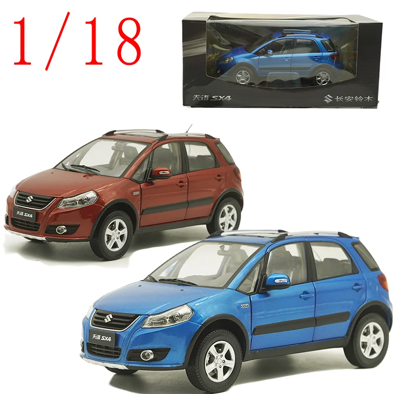 

Diecast 1/18 Scale Suzuki SX4 Alloy Car Model SUV Suzuki SX4 Play Vehicles Display Collection Hobby Toys Original Box