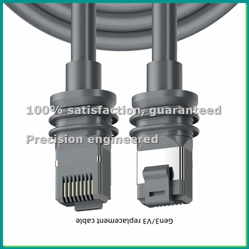 

16.4FT Cable Replacement for Gen3/V3 Satellite Network Cable Repair Kit Waterproof for Outdoor-BCBW